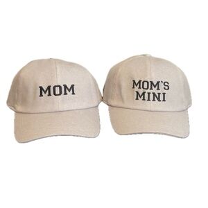 NWT Target Bullseye Playground Set of 2 Baseball Caps, Mother’s Day: Mom, Mini